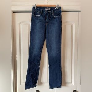 Levi’s high-rise straight jeans